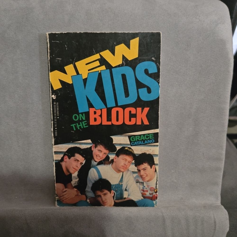 New Kids on the Block NKOTB Paperback Book Vintage 1989